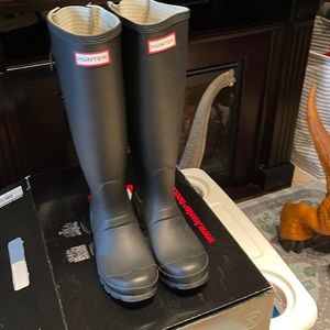 Women's Tall Back Adjustable Hunter Rain Boots